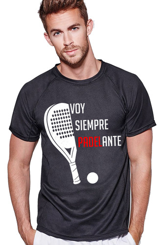 Polera Deportiva Siempre Padelante Padel Deportes Grafimax