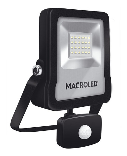 Reflector Macroled 20w Con Sensor De Movimiento