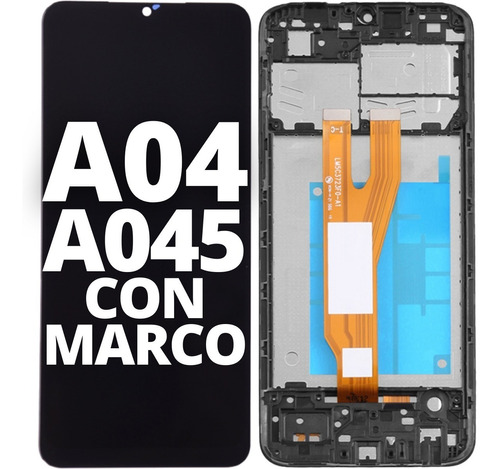 Modulo Display Pantalla Para Samsung A04 A045 Con Marco Oled