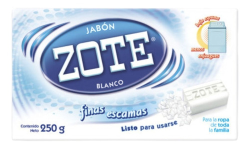 Jabón Zote Finas Escamas 250g 