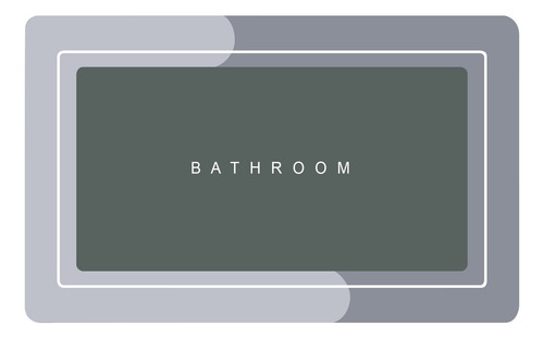 Tapete Banheiro Ultra Absorvente Antiderrapante 50x80 Grande