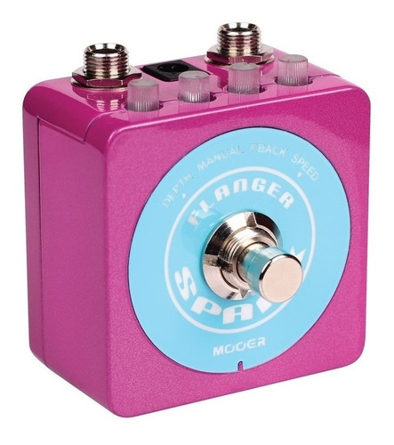 Mooer Spark Flanger Pedal Flanger Guitarra Color Fucsia