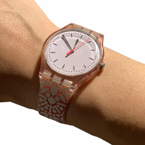 Reloj Swatch Silicona Rosa