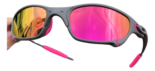 Óculos De Sol Juliet Pink Rosa Metal Ferro Mandrake Pinada