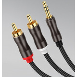 Cable Gochanmi  De Audio Rca Auxiliar Plug De 2 Metros