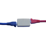 Emenda Rj45 Lan 8x8 Fêmea X Fêmea P/ Cabo Rede Com 25 Peças