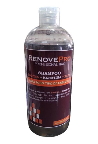 Shampoo Biotina + Keratina + Plex Renovepro