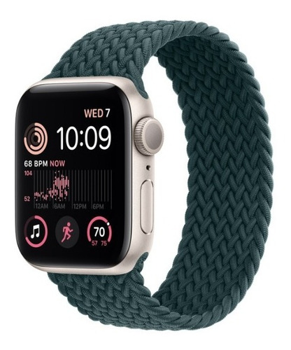 Apple Watch Se 44mm A2723 Aluminio Braided Solo Loop Gps