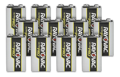 Baterías Alcalinas Rayovac De 9 Voltios - 12/paq - Uline