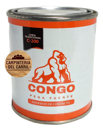 Cemento De Contacto Congo Pega Fuerte C-200 Con Tolueno 200g