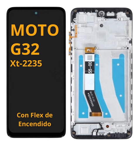 Modulo Para Moto G32 Xt2235 Con Marco 100% Original Oem