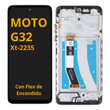 Modulo Para Moto G32 Xt2235 Con Marco 100% Original Oem