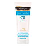 Protetor Solar Neutrogena Sun Fresh 70 Fps Com 200ml