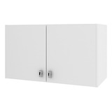 Armário Aéreo Baixo Multiuso 2 Portas 62,9x36x31 Cm Branco