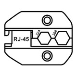 Mordaza Rj45 Y Cable Rg6 Blindado Conectores Catv F Proskit 