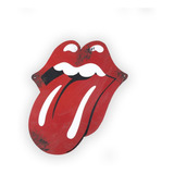 Chapa Decorativa Vintage Lengua Rolling Stone Pared