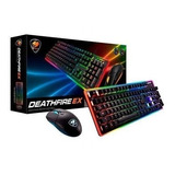 Teclado Mecanico + Mouse Cougar Deathfire Ex Rgb Negro