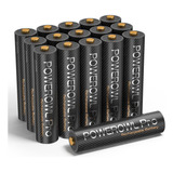 Powerowl Baterias Aaa Recargables Pro, Alta Capacidad De 110