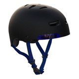 Casco Vertigo Bici Patin Skate Vx Azul Negro Talle L