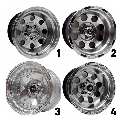 Rines 15x10 5/114.3 Ford Toyota Anchos 4 Modelos Diferentes