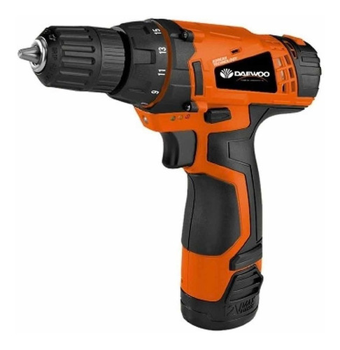 Taladro Inalámbrico Daewoo Dacd1210 12v Color Naranja Frecuencia 50 Hz