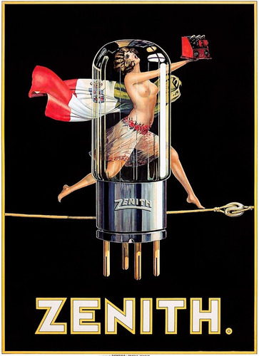 Placas Decorativas Radio Zenith Propaganda Antiga Valvula