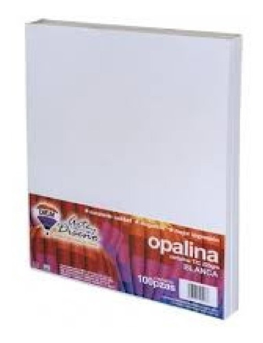 Papel Opalina Diem Tamaño Carta Blanco 225gr 100 Hojas