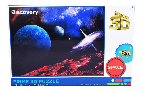 Puzzle Prime 3d Discovery View From Mars 100 Pz Mt3 10710