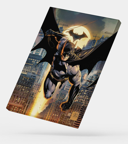 Cuadro Impresión Digital Lienzo: Batman Gotham City