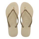 Ojotas Havaianas Slim Oro Dama Orig Made In Brasil Temp 2020