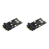 2 Adaptadores Wifi M.2, Tarjeta De Red Inalámbrica Pcie A M2