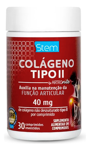 Artronite Colágeno Tipo 2 40mg Stem - 30 Comprimidos