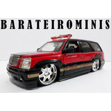 1:24 Cadillac Escalade Bombeiros Jada Heat Barateirominis