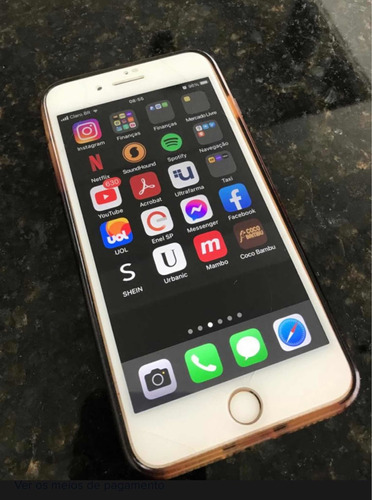 iPhone 7 Plus Dourado 128g Nf Fastshop Com Airpod Unica Dona