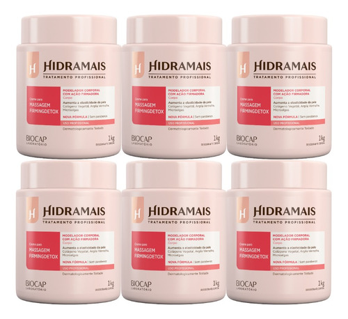 Kit Hidramais Profissional 6 Firmingdetox