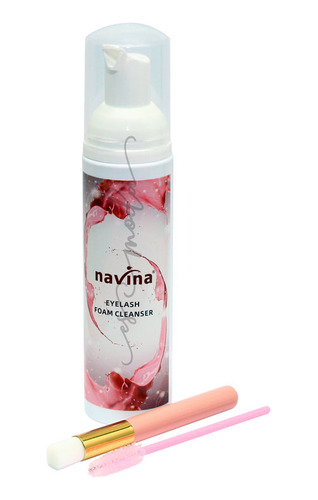 Kit Pestañas Shampoo Para Pestañas Navina + Brocha +cepillo