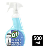 Limpiador Vidrios Y Mulitiuso Cif Expert 500 Ml Gatillo