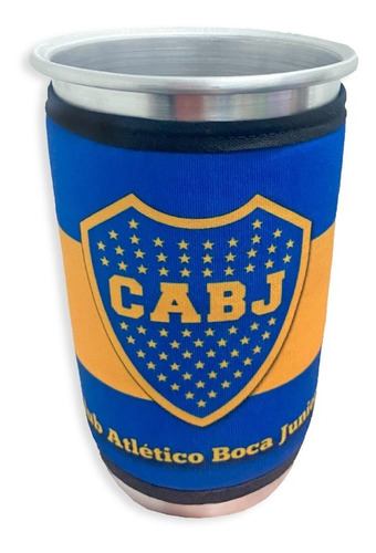 Vaso De Aluminio 1 Litro Con Funda Neoprene Térmica Fernet