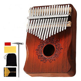 Piano De Dedo, Kalimba Portátil De Madera Con 17 Teclas