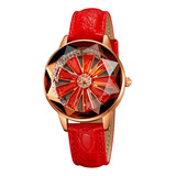 Reloj De Cuarzo Redondo Skmei 2184 Para Mujer