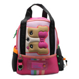 Mochila Escolar Combinado Bolso Simones 16 Pulgadas