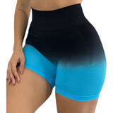 Shorts Feminimo Academia Fitness Cintura Alta Empina Bumbum