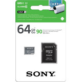 Sony Micro Sdxc 64gb C-10 4k C/adap Sd 90mb Sr64uy3 Ecoffice