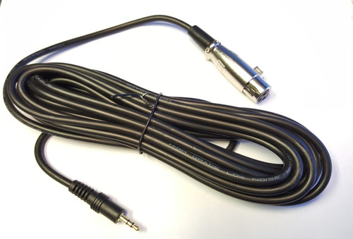Venetian Cable Xlr Hembra A Mini Plug Microfono A Pc 3 Mts