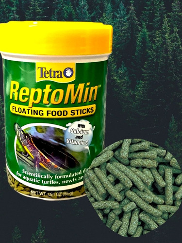 Repto Min Comida Para Tortugas Ranas Axolotes Tritones 55g