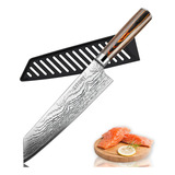 Kiritsuke - Cuchillo De Chef Japonés, Con Funda Para Carnes,