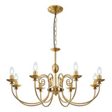 Hongren Candelabro Moderno De Estilo Rustico Dorado Para Com