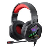 Audífonos Gamer Redragon Ajax H230 Con Luz Led