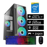 Pc Gamer Cpu Intel I5 7400 8gb Ddr4 Ssd 240gb