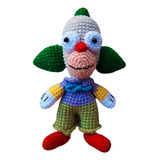 Krusty Amigurumi Crochet Muñeco Peluche Payaso Simpson